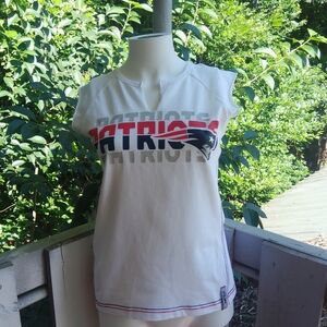 NFL New England Patriots Reebok Football Tank Top Y2K